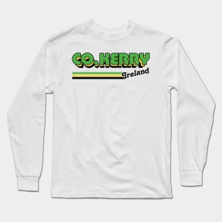 County Kerry / Irish Retro County Pride Design Long Sleeve T-Shirt